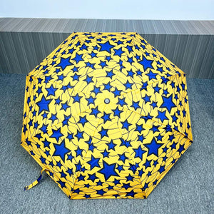 Open image in slideshow, Stylish African Windproof UV Ankara Print Umbrella - CATICA Couture
