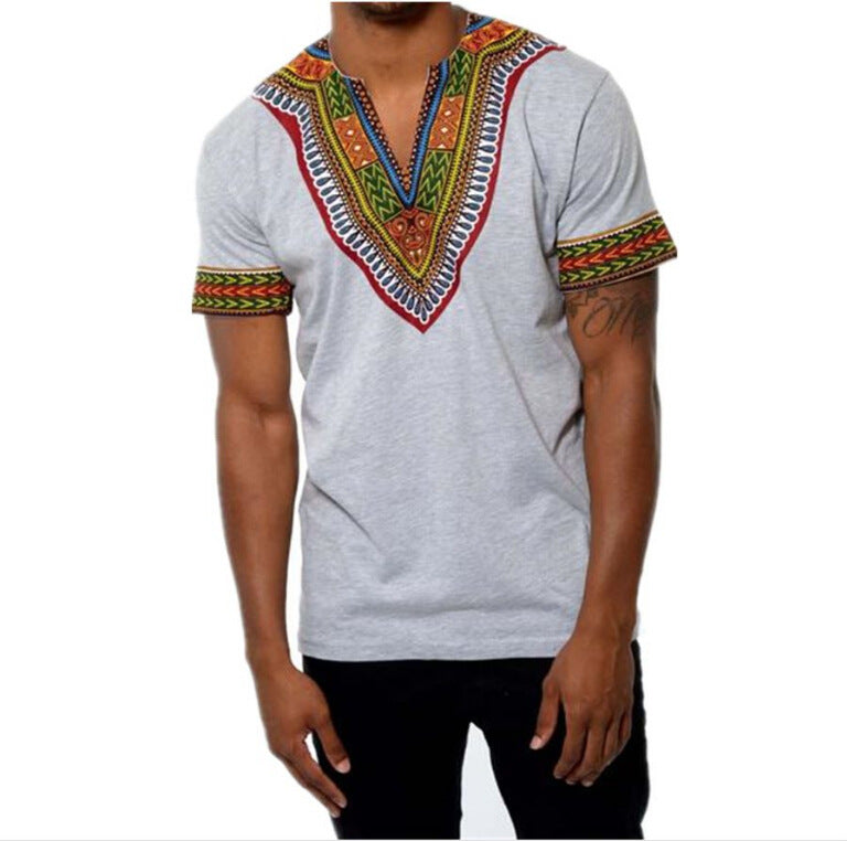 The Dominant Grey Tribal T-Shirt | CATICA Couture - CATICA Couture