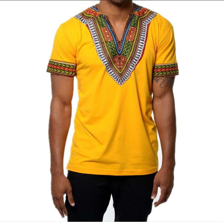 The Dominant Yellow Tribal T-Shirt | CATICA Couture - CATICA Couture