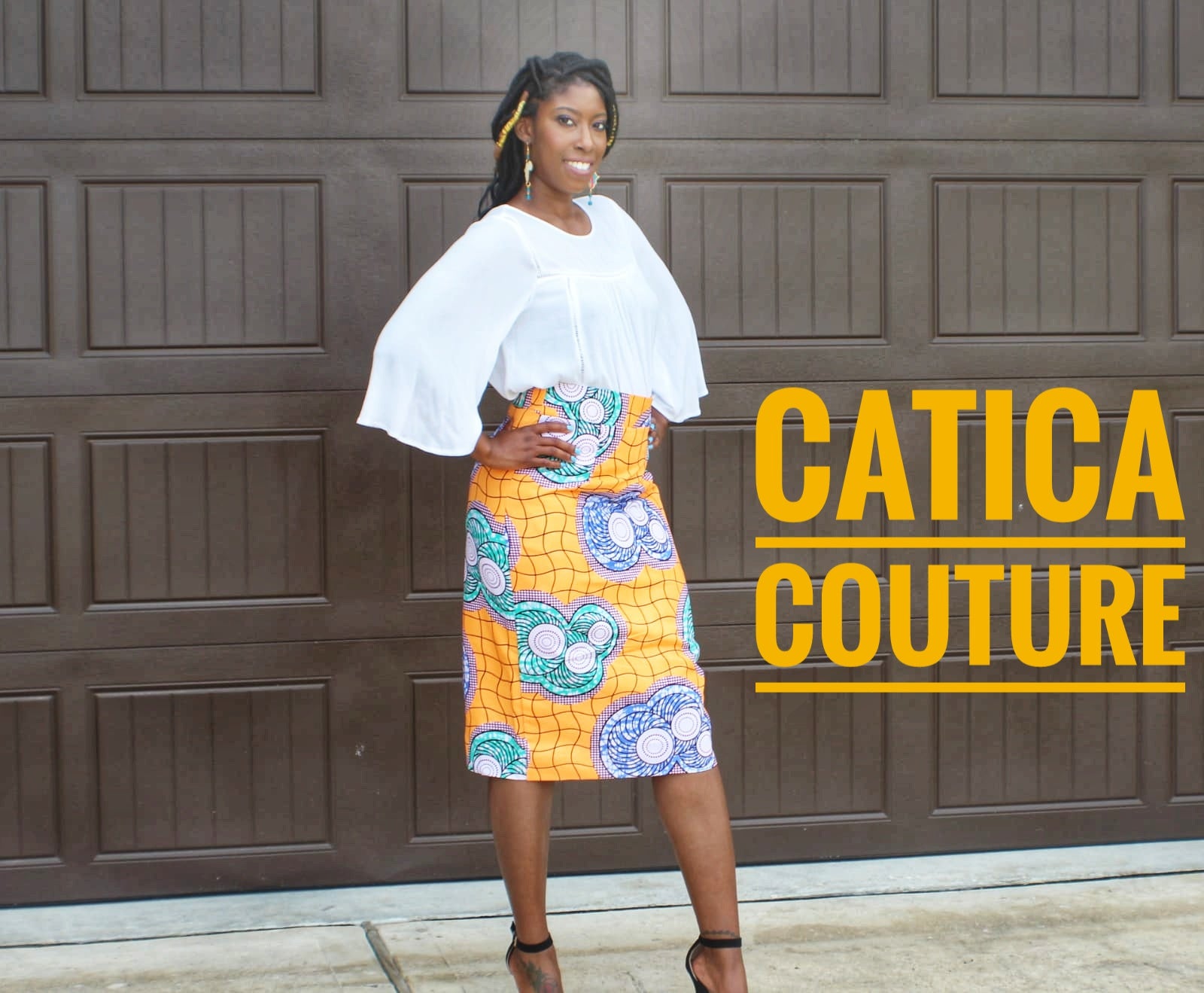 Starburst Pencil Skirt | CATICA Couture - CATICA Couture