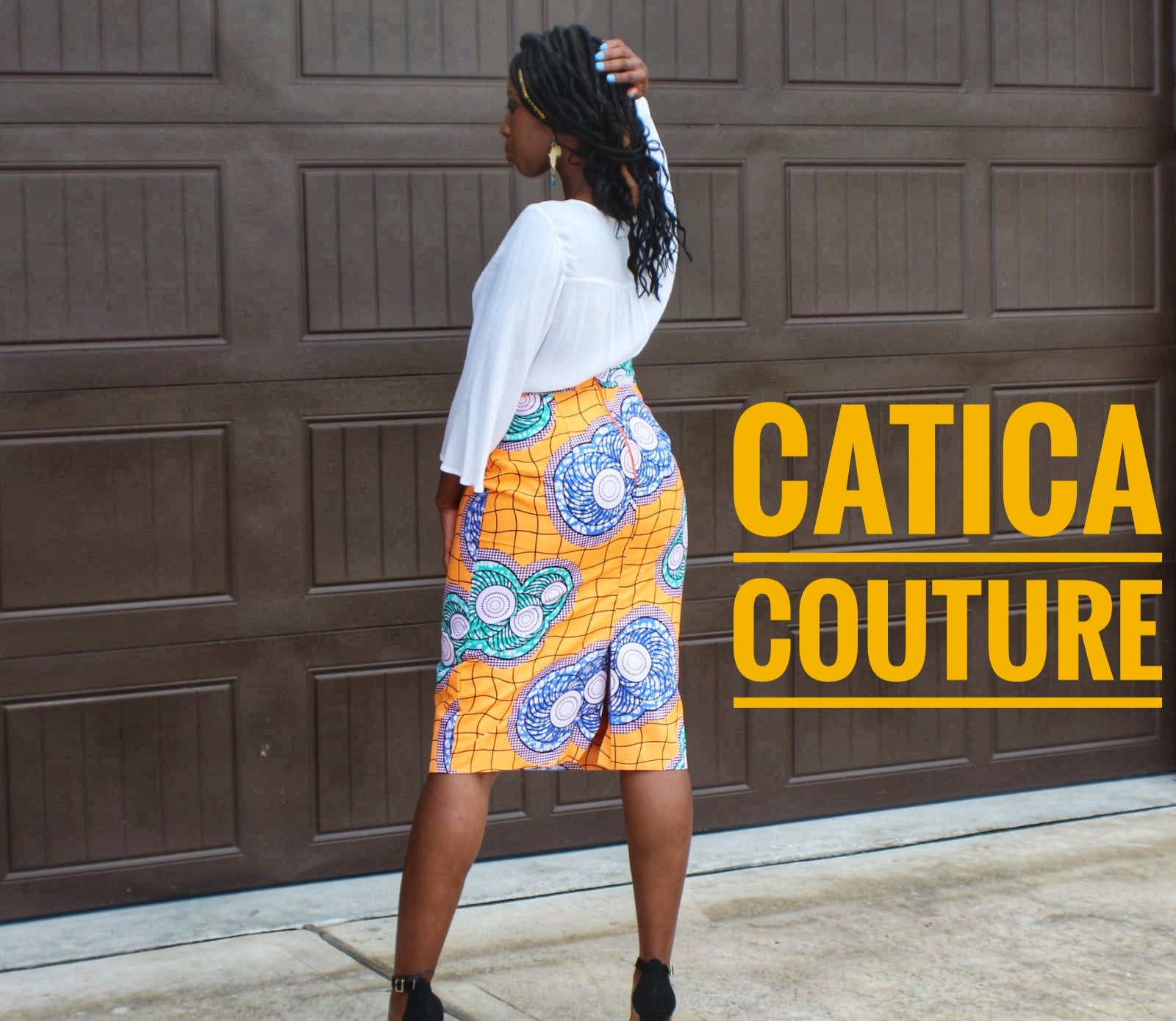 Starburst Pencil Skirt | CATICA Couture - CATICA Couture