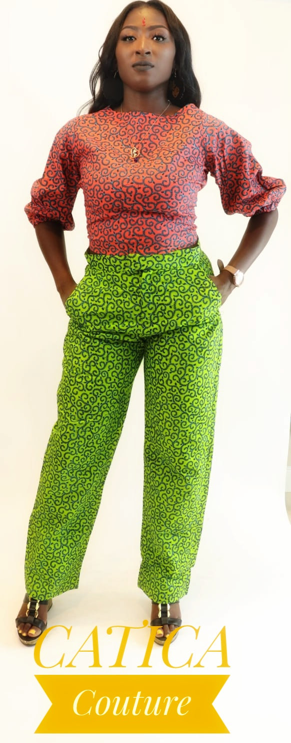 The Vine Trousers and Blouse | CATICA Couture - CATICA Couture