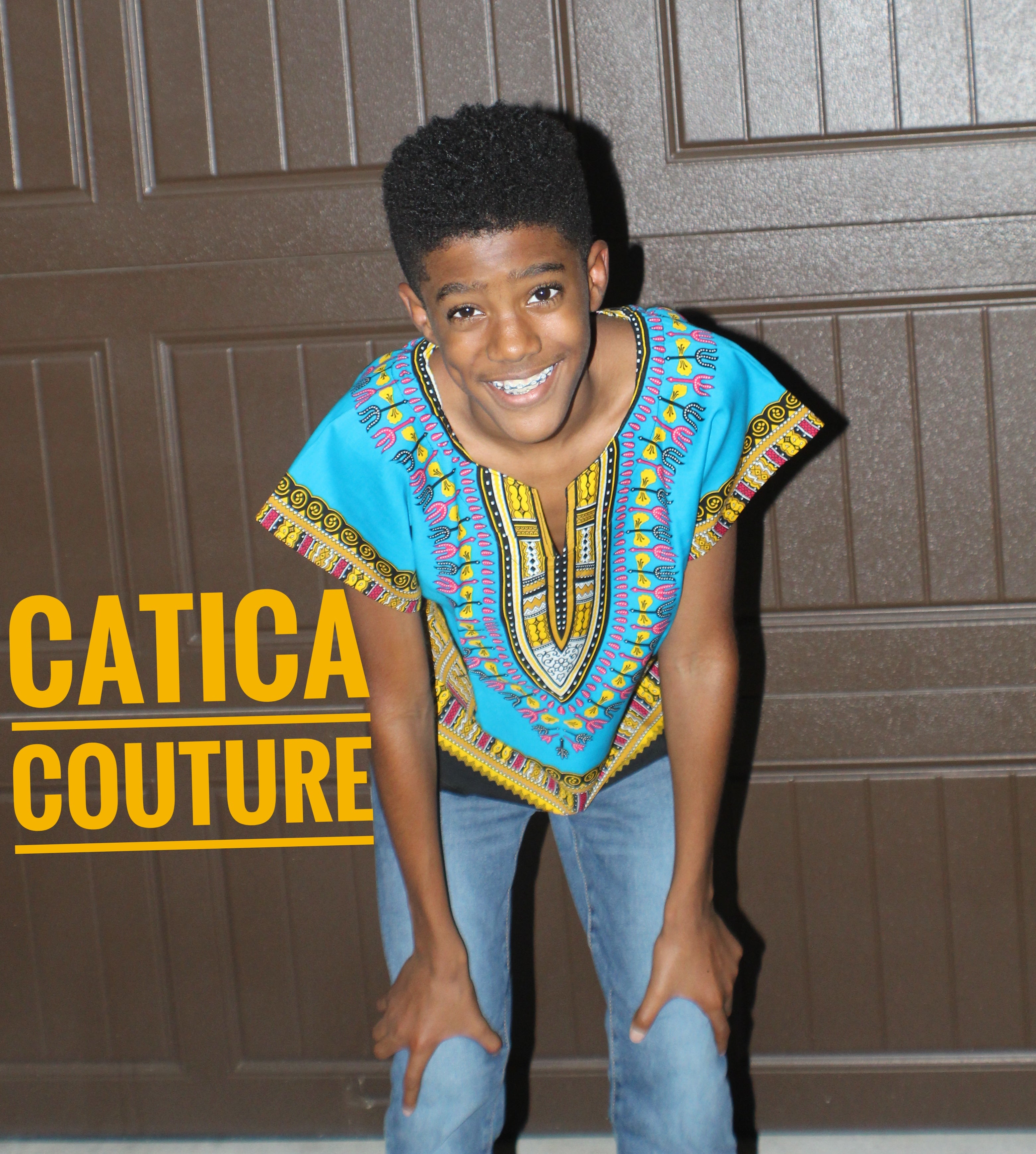 The Future Kids Dashiki Shirt | CATICA Couture - CATICA Couture