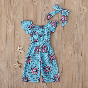 Dashiki African Style Print Romper For Toddler Baby Girls | CATICA Couture - CATICA Couture