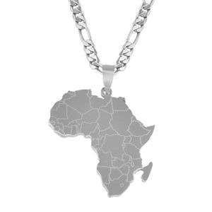 Open image in slideshow, Africa Map Pendant Necklaces | CATICA Couture - CATICA Couture
