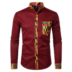 Open image in slideshow, Dashiki African Men&#39;s  Button Shirt  | CATICA Couture - CATICA Couture
