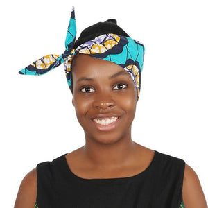 Open image in slideshow, Ankara Print Hair Band/Tie | CATICA Couture - CATICA Couture
