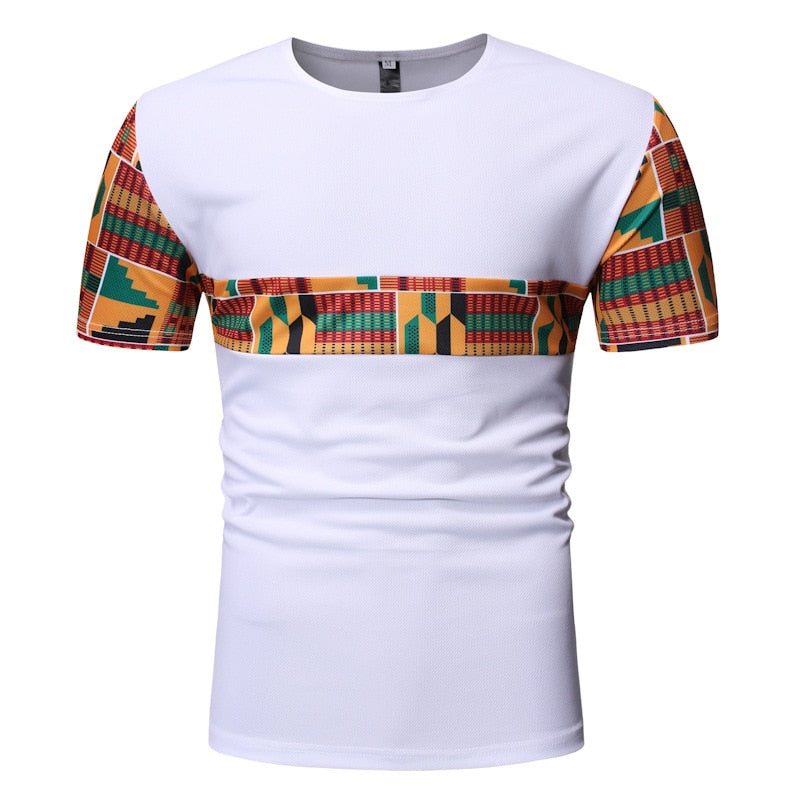 White African Dashiki T Shirt Men | CATICA Couture - CATICA Couture