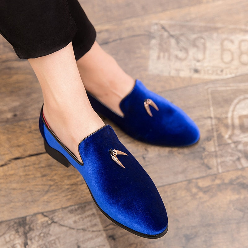 The Horn - Velvet Loafers  | CATICA Couture - CATICA Couture