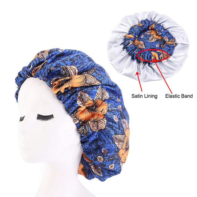 Satin Bonnet with edge wrap – Tissa Finnissee