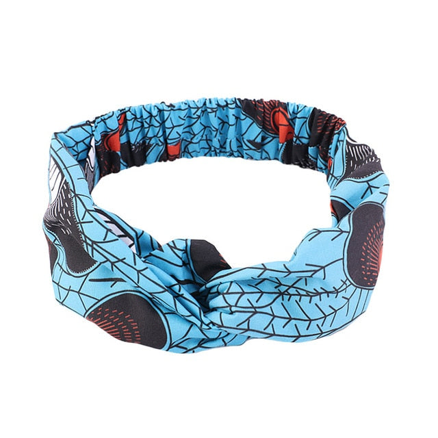 African Pattern Print Headband Twist Style | CATICA Couture - CATICA Couture